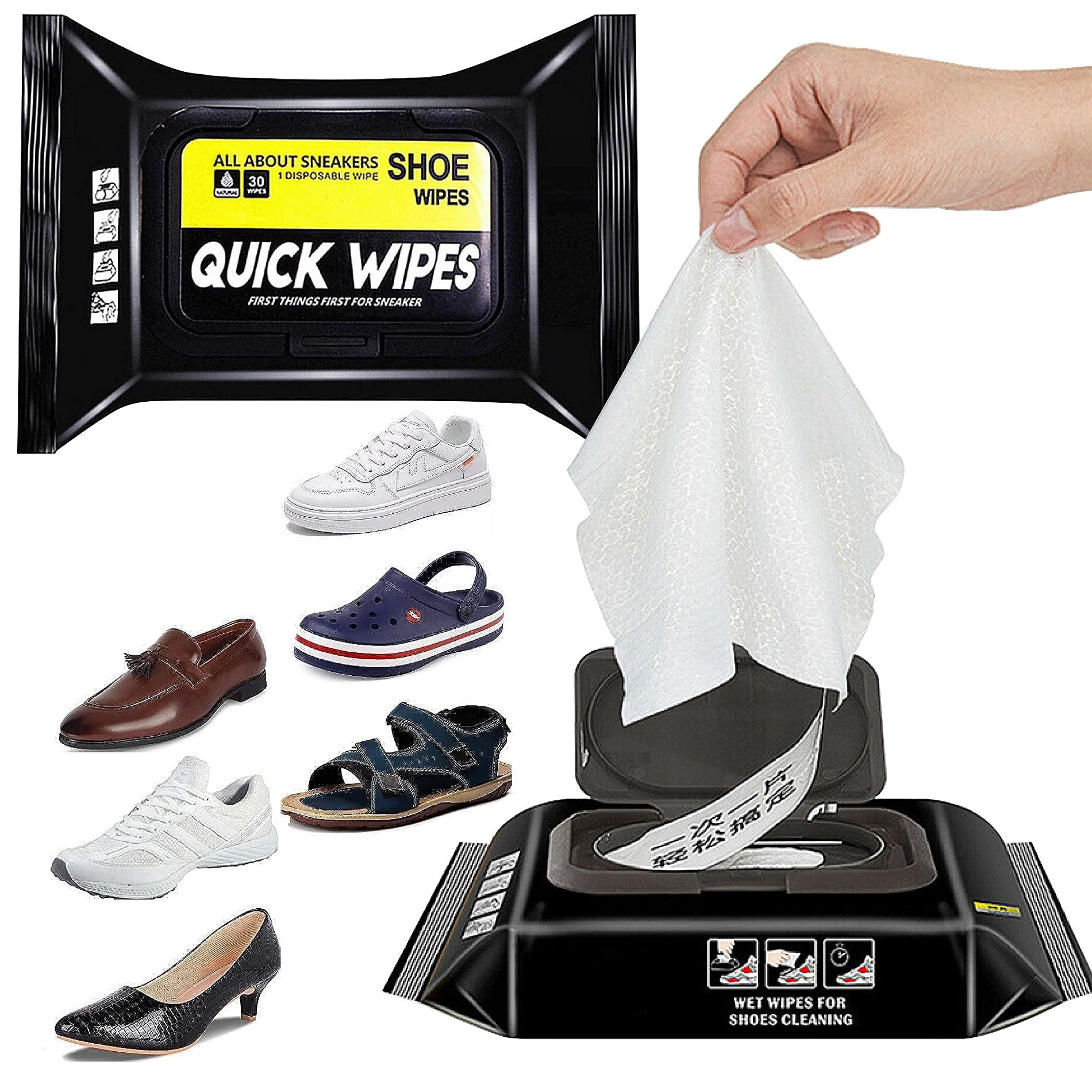 Miniatura 5 de Toallitas Limpieza Rapida De Zapatos X30